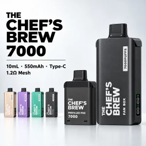 廚師佳釀 7000口 拋棄式電子煙｜3ml 煙彈｜Type-C 充電